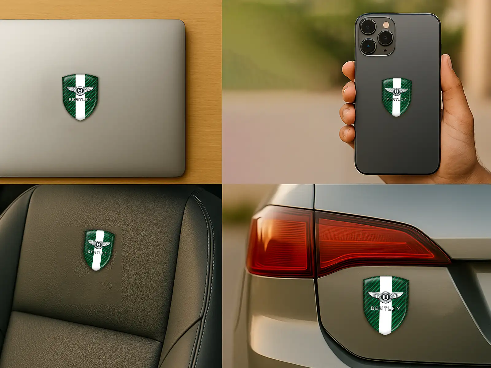 Bentley Emblemas Auto Resistentes Máximo Deportivos Chic